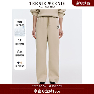 TeenieWeenie小熊奥莱秋宽松廓形香蕉卫裤 运动束脚休闲裤