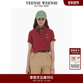 TeenieWeenie小熊奥莱POLO衫 上衣 松弛感通勤短袖 T恤夏季 休闲时尚