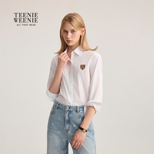 TeenieWeenie通勤简约刺绣衬衫