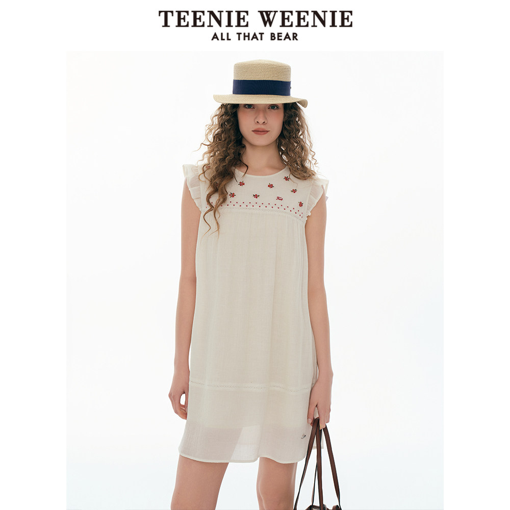 TeenieWeenie小熊奥莱女装连衣裙2025夏款甜美俏皮少