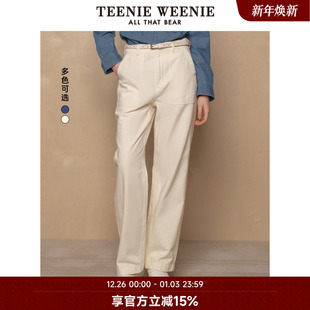 老爹裤 TeenieWeenie小熊奥莱牛仔裤 水洗休闲复古时尚 新款 2025夏季