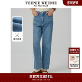 裤 TeenieWeenie小熊奥莱冬装 子女士 长裤 宽松时尚 弹力牛仔裤 锥形裤