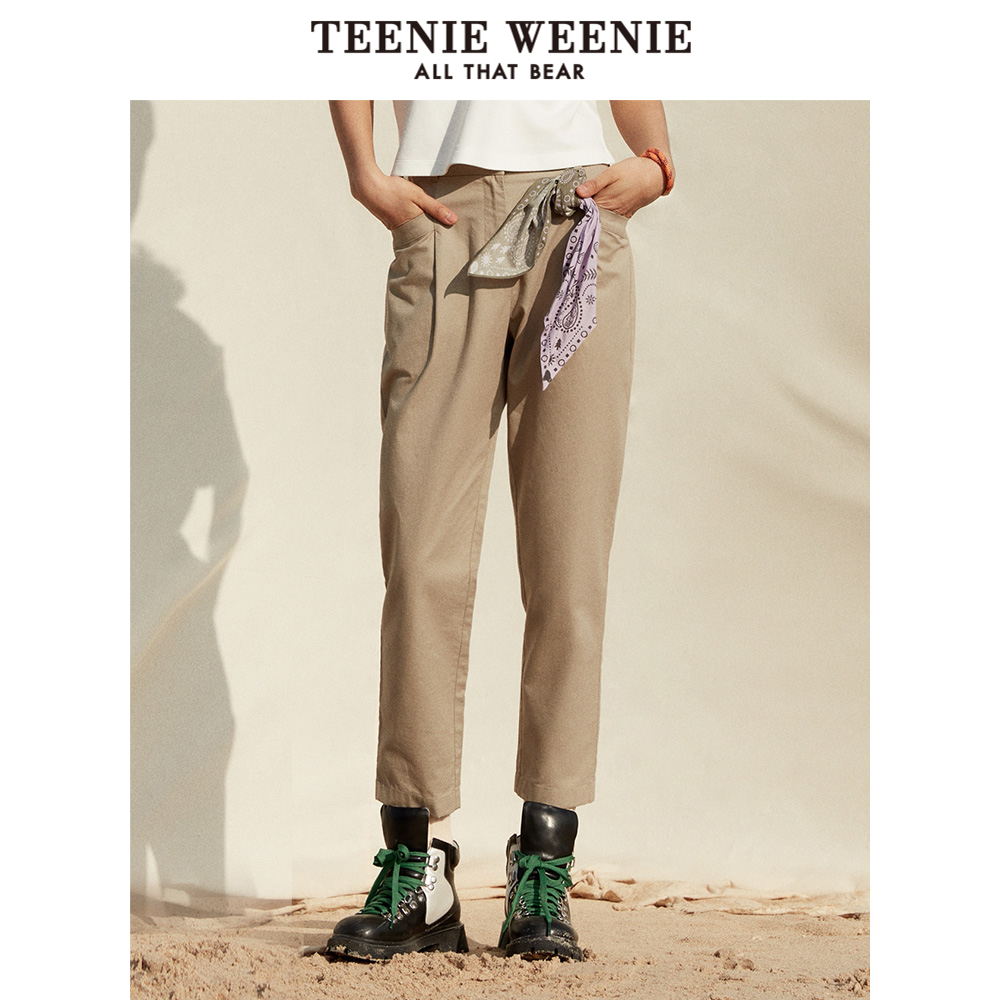 TeenieWeenie奥莱简洁通勤休闲裤
