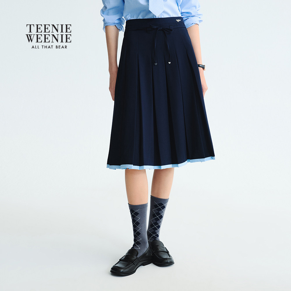 TeenieWeenie气质学院风半身裙