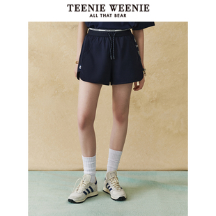 A字短裤 TeenieWeenie小熊奥莱卫裤 休闲宽松拼接时尚 2025夏季 新款