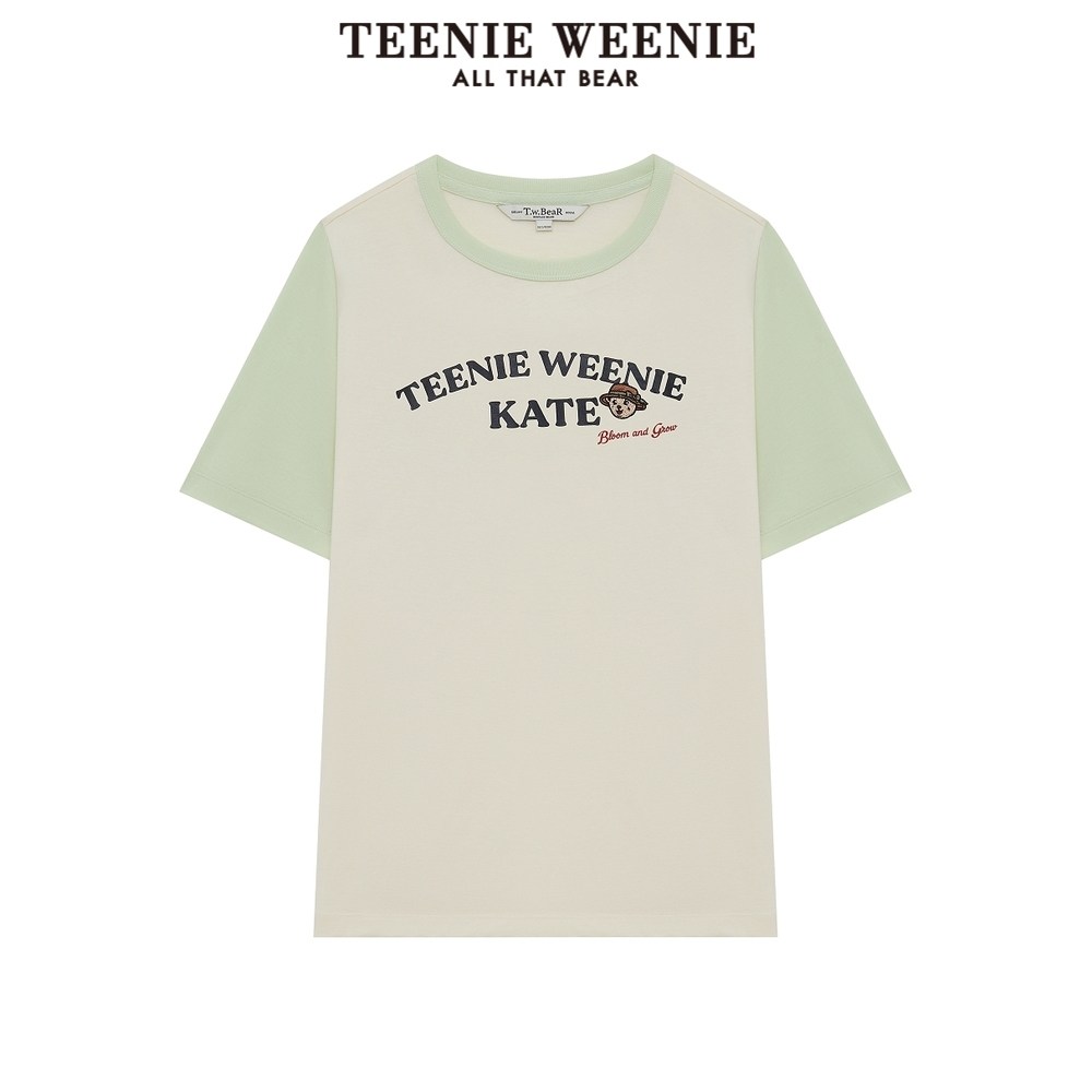 TeenieWeenie小熊奥莱清新撞色短袖T恤夏季学院风休闲上