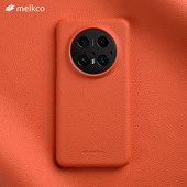 潮壳 高级感简约牛皮壳情侣款 Melkco适用华为Mate70Pro手机壳真皮mate70皮质可磁吸半包款 保护套70pro