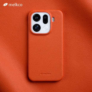 Melkco适用OPPOfindX9Pro手机壳真皮x9新款 保护壳防滑皮质简约高级感小众情侣男女壳
