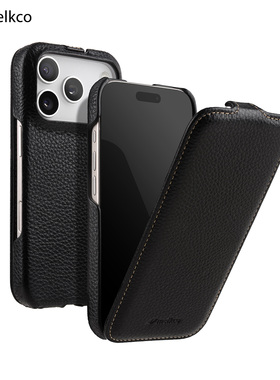Melkco适用苹果17ProMaX手机壳真皮iPhone16Pro翻盖保护套16Plus防摔皮质壳17por磁吸16e无线充外壳17Air壳