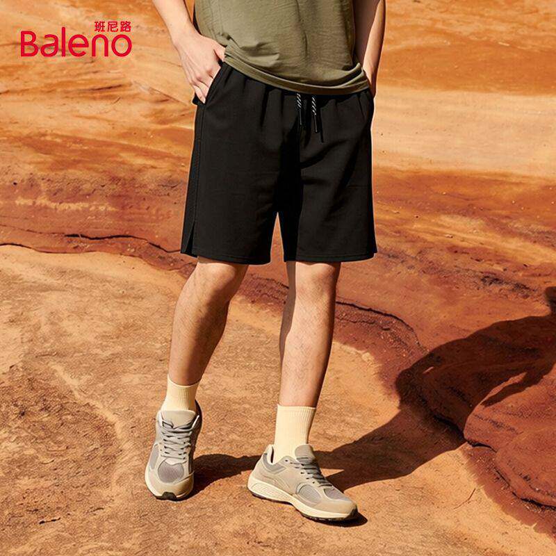 【59任选2件】班尼路男装直筒短裤男款2026春夏新款宽松休闲五分