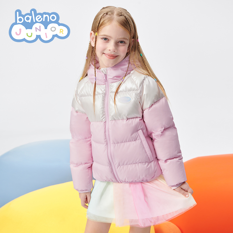班尼路短款女童超轻羽绒服