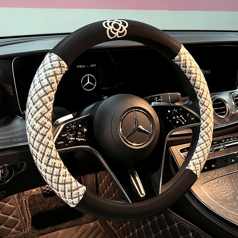 2025新款小香风汽车方向盘套女