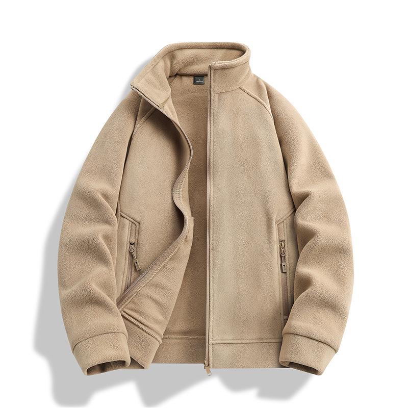 山东即墨源头工厂中山卫衣广州十三行抓绒男奥粒绒外套冲锋衣内胆