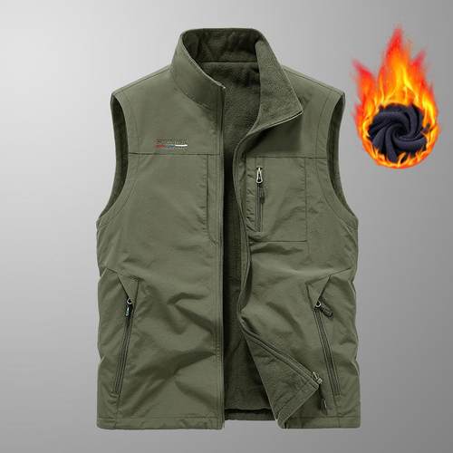 浙江嘉兴平湖福建泉州石狮晋江棉服秋冬新款休闲双面穿马甲男户外