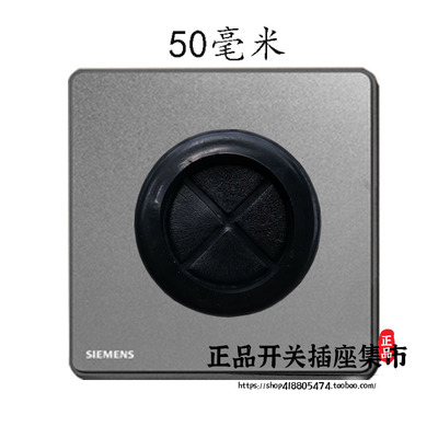 西门子睿致烟灰金灰色有线插座