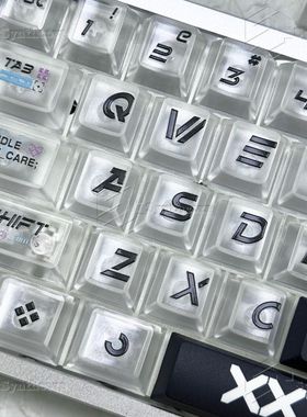 印花集少女键帽原厂支wooting EZ63MADE68Hero68ND63夜魔磁轴键帽