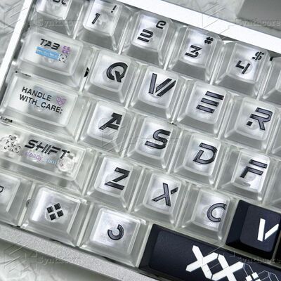 印花集少女键帽原厂支wooting夜