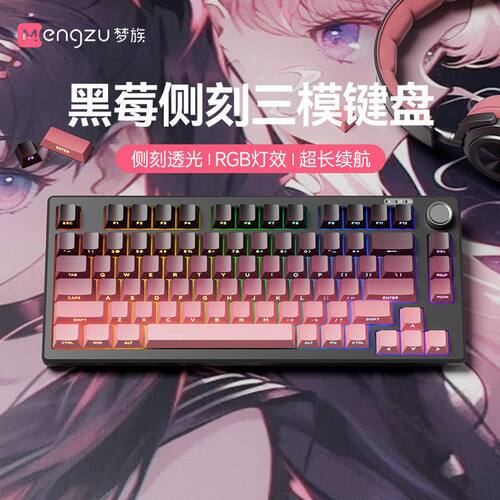 梦族Z75PRO小型机械手感有线键盘