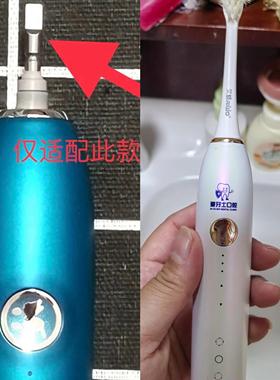 适用艾蜗声波SLC08成人京剧熊猫轻奢陶瓷系列电动牙刷头替换头