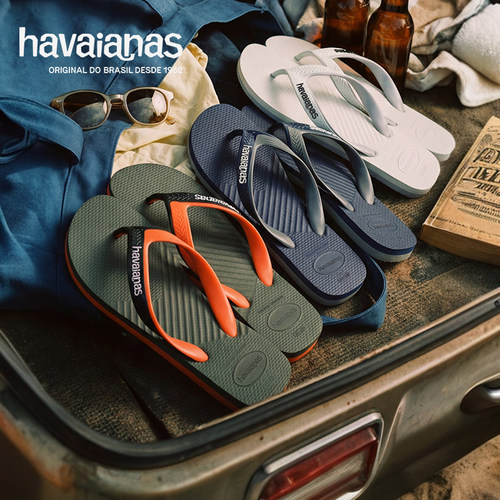 Havaianas哈唯纳2026年春夏新款撞色人字拖男士夹脚拖鞋外穿拖鞋