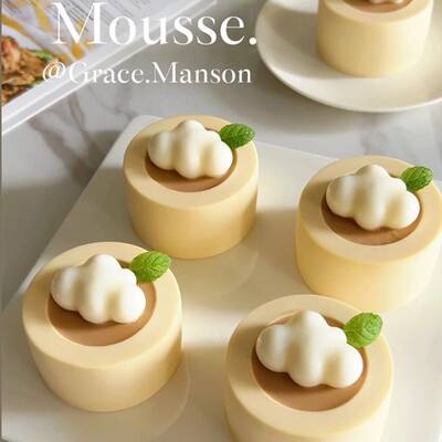 升级6连凹凸杯蛋糕模具硅胶