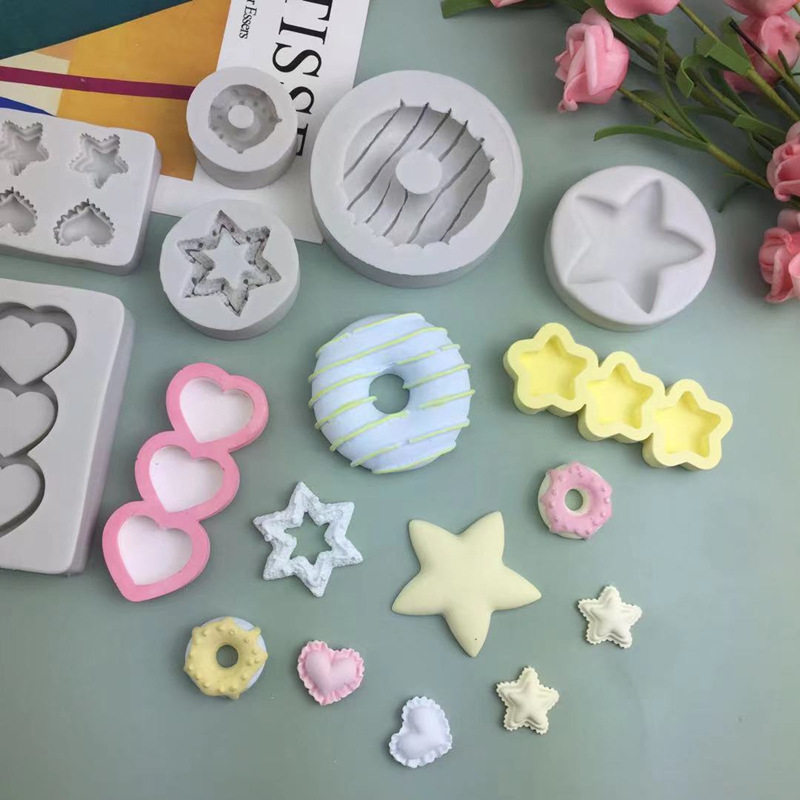 爱心星星甜甜巧克力硅胶模具