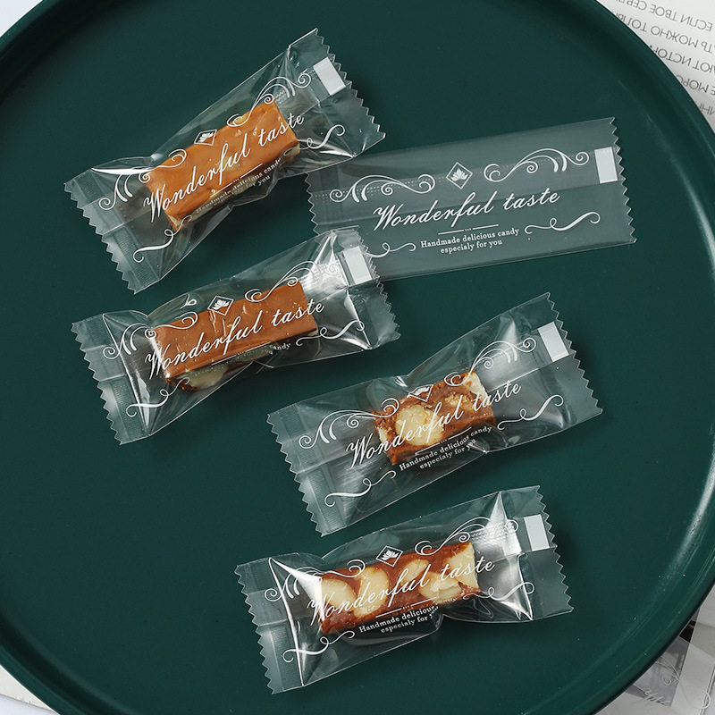 加厚牛轧糖袋烘焙diy手工海盐太妃糖树莓夏威夷莓莓软糖机封包装