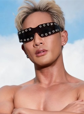 个性铆钉装饰太阳眼镜男女通用