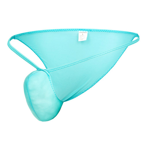 超薄透气冰丝上翘式男士三角裤