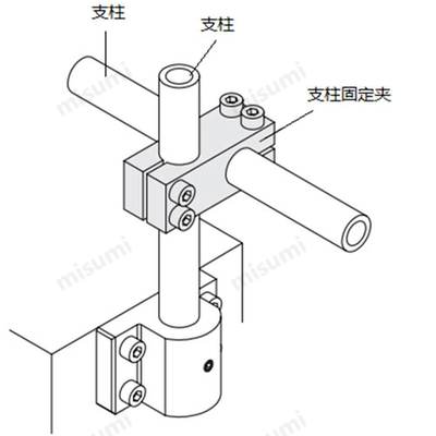 KDST/ALKD/HLKD 10 16钢制十字夹连接件同径直交标准型支柱固定夹