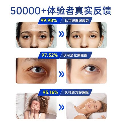 蒸汽眼罩缓解眼睛疲劳叶黄素发热睡眠遮光学生热敷护眼加热眼罩