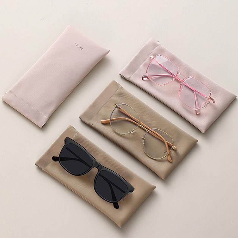 眼镜收纳盒眼镜袋女墨镜袋子太阳镜男收纳套布便携抗压眼睛包自动