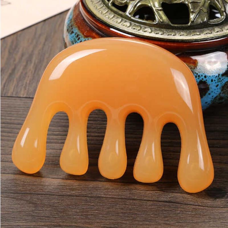 正品刮痧板脸部专用腋下淋巴疏通神器颈部通经络5爪梳子刷子乳房