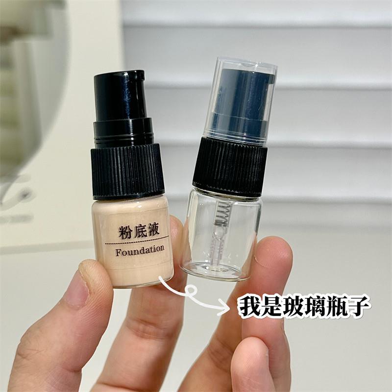 高级真空分装瓶粉底液迷你小样玻璃瓶子乳液按压式旅行便携分装空图片