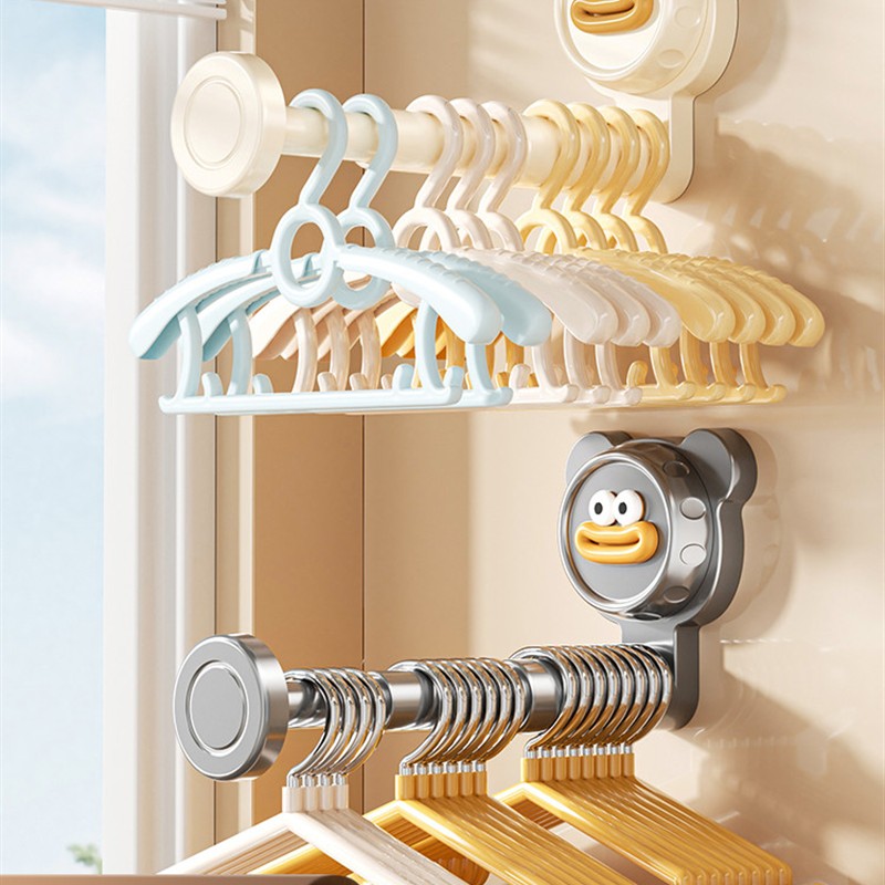 新款吸盘衣架收纳神器家用