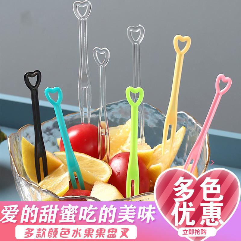 食品级一次性水果叉轻奢高