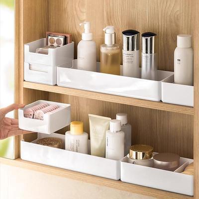 日本镜柜收纳盒化妆抽屉整