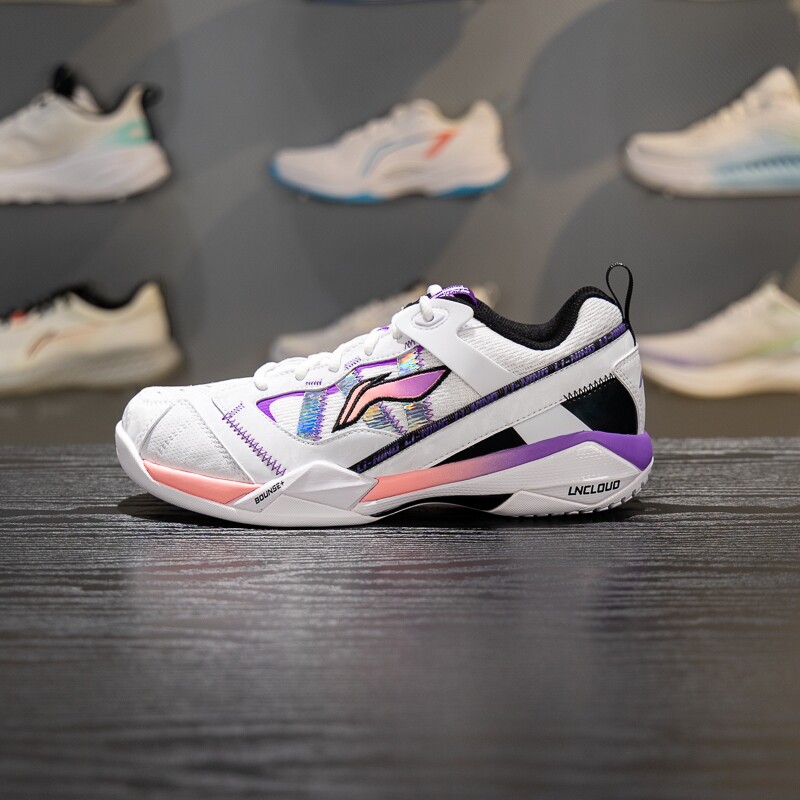 李宁无敌号羽毛球鞋2026男女迷彩缓震防滑专业比赛运动鞋AYZW007