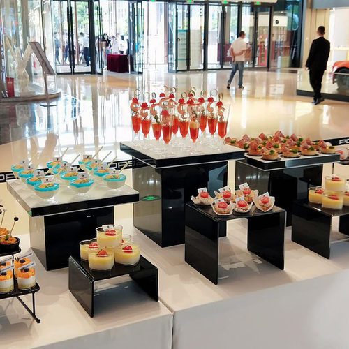 亚克力甜品台茶歇点心架自助冷餐宴会糕点架果盘婚宴发布会展示台 - 封面