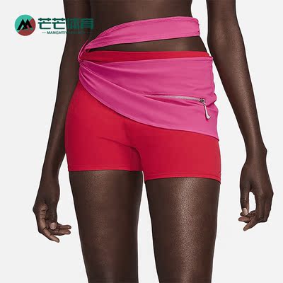 耐克女士分层式弹性透气短裤