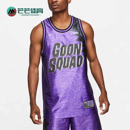 Nike/耐克正品新款Space jam詹姆斯男子篮球无袖球衣DJ3872-560