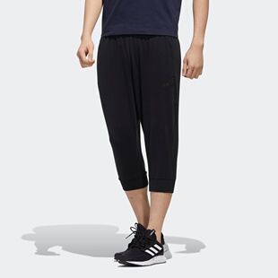 男子运动休闲七分裤 新款 FQ9300 阿迪达斯正品 Adidas