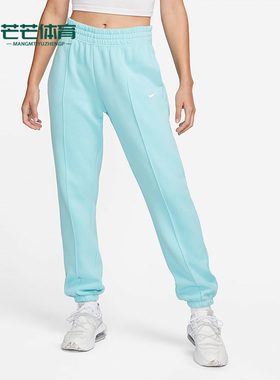 Nike/耐克正品SWOOSH 女子起绒秋冬宽松针织运动长裤 BV4090-482