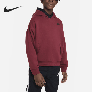 耐克正品 DX5518 新款 卫衣 677 大童休闲运动连帽套头长袖 Nike