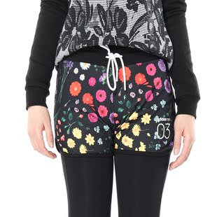 Adidas neo 阿迪达斯正品 AOP Short Fav 夏季 CV9242 短裤 女子