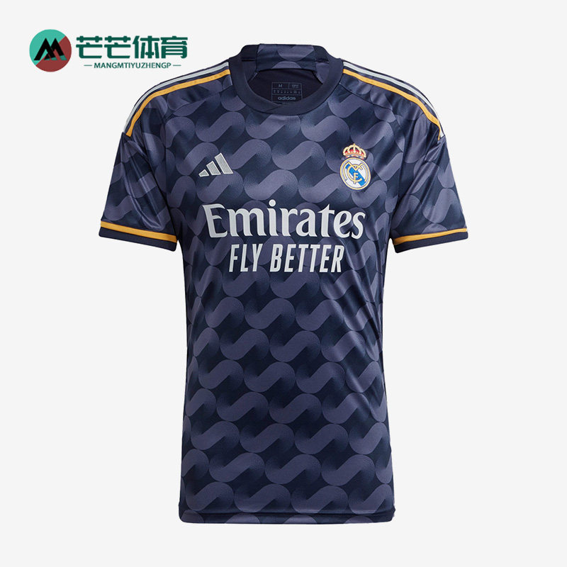 Adidas/阿迪达斯正品REAL A JSY 皇马足球男子运动短袖IJ5901