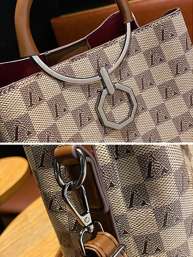 Модная вместительная и большая сумка через плечо, коллекция 2023