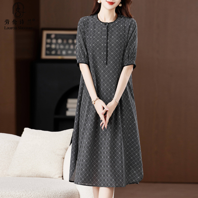 重磅真丝桑蚕丝连衣裙女夏季新款