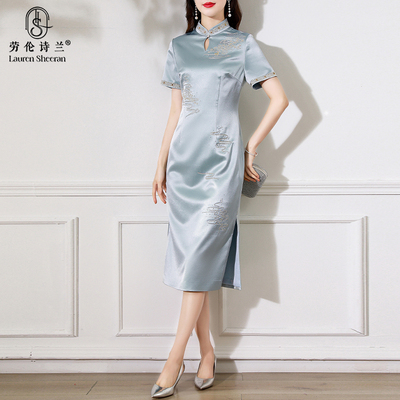 婚宴妈妈礼服女高贵气质洋气大码