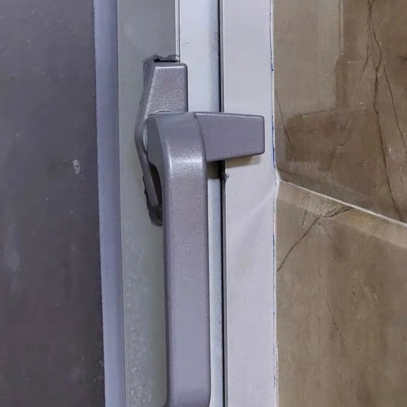 窗户外开锁扣38平开窗执手加厚款门窗铝合金拉手锁窗把手50型